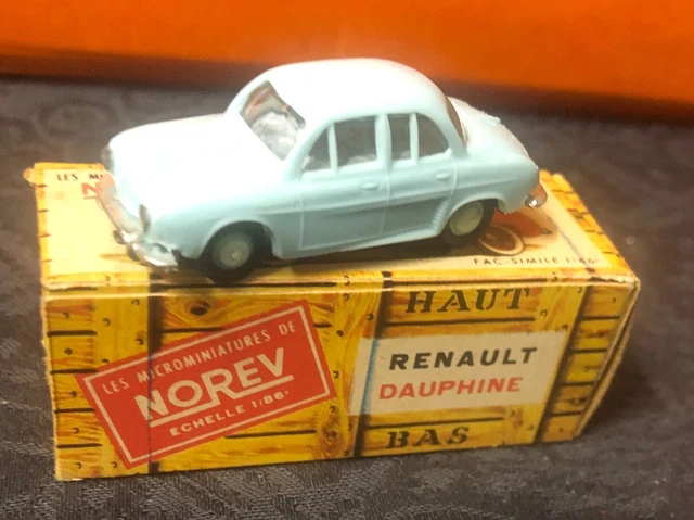Norev Miniatures 1/86 – Renault Dauphine Rouge – Modèle 4 (Occasion)