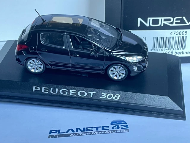NOREV Peugeot 308 3 Portes 1:43 - Rouge (473801) | Achetez sur