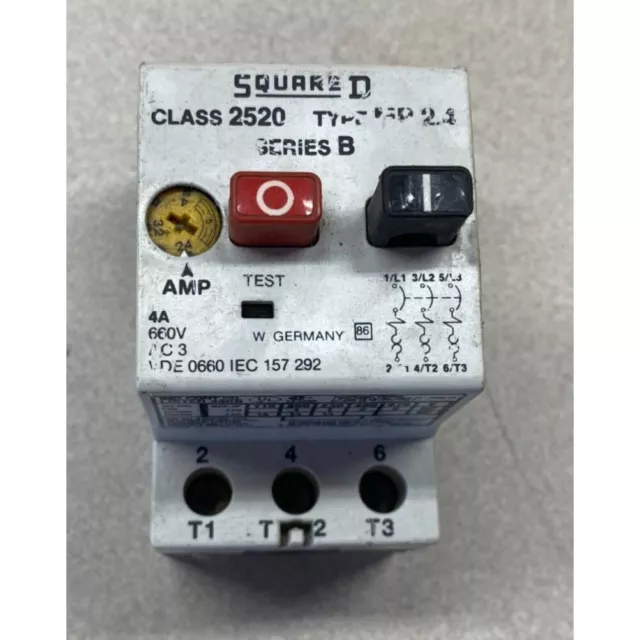 Square D Class 2520 Type MP 2.4 Series B USED