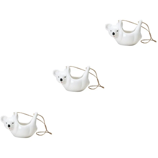 3x Hängen Sukkulenten Pflanzer Koala Hängen Pflanzer