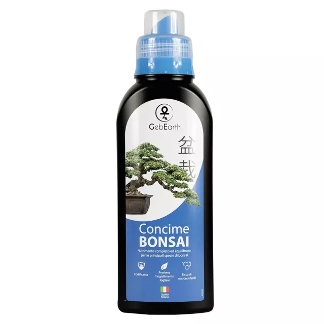 Gebearth® - Concime Liquido Specifico per Bonsai Con Tappo Dosatore 350Gr, Formu