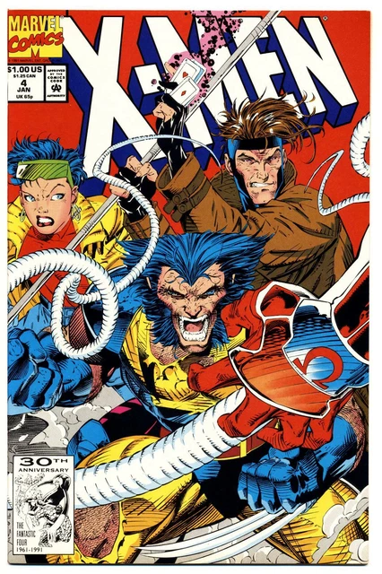 X-MEN (vol. 2) #4 VF/NM, 1st app. Omega Red. Jim Lee art. Marvel Comics 1992