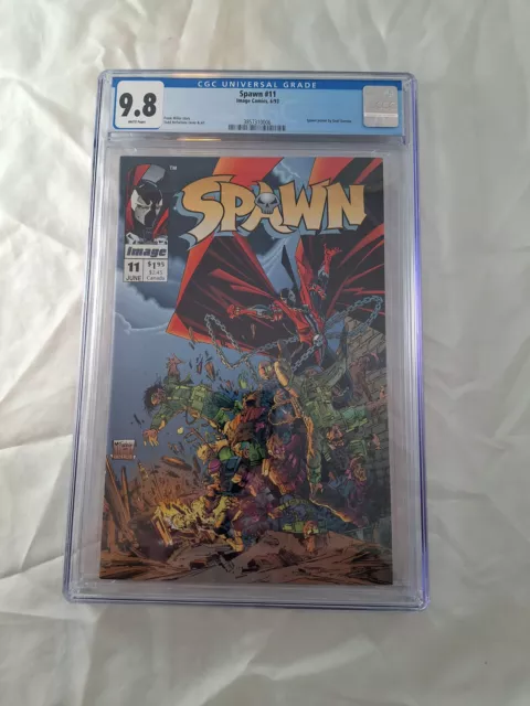 Spawn #11 (Image, 1993) CGC 9.8 Todd McFarlane - Spawn Poster Frank Miller