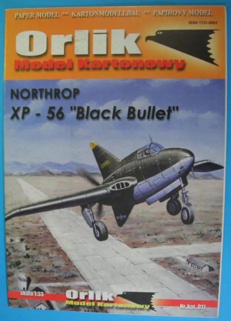 Orlik 011 (7/2004) - Amerikanischer Jagdflugzeug Northrop XP-56 Black Bullet