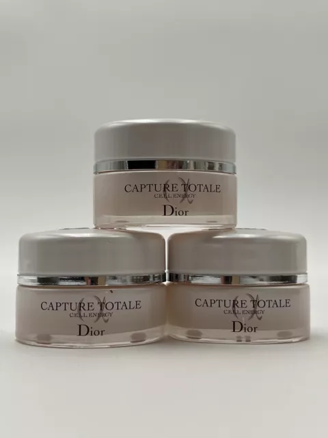 Dior Cell Energy Capture Totale Firming & Wrinkle Correcting Cream Mini 15mL x 3
