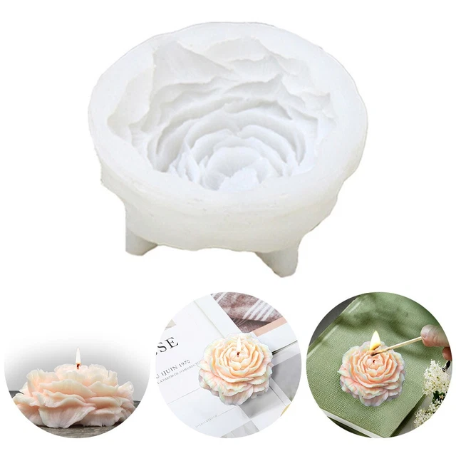 Moule En Silicone Boule De Noël - Pour Bougies, Savon, Résine - Diamètre ~7-8 Cm - Réutilisable, Motifs Flocons De Neige Et Sapins - 10