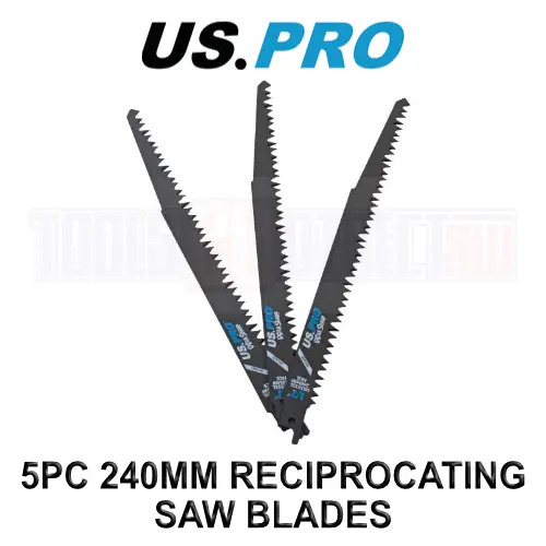 US PRO Tools 5 X 240MM Reciprocating Saw Blade For Wood US1531L 9169
