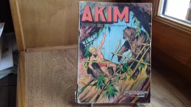 AKIM N°76 -BD petit format  aventures et voyages 1ère série  1962 (col1a)