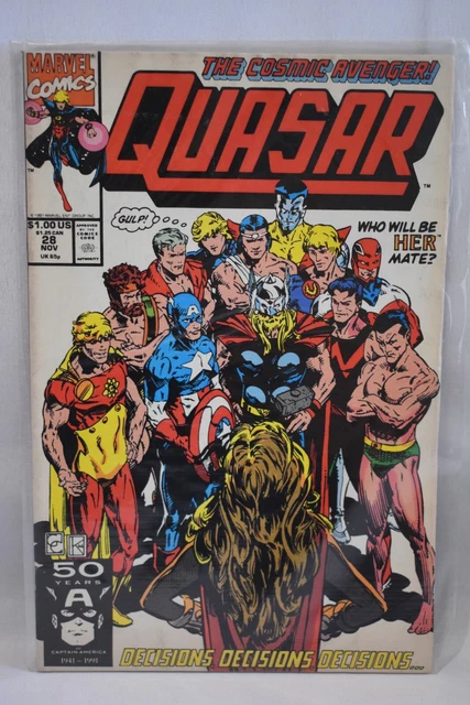 QUASAR #28 - 1st Print - Gruenwald Capullo - VF+/NM