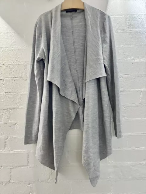 Saba Merino Wool Draped Cardigan L