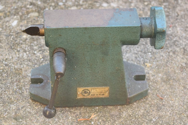 BISON NO. 5818-125 TAILSTOCK ASSEMBLY W/ CENTER POINT  Lathe Mill Machinist MS