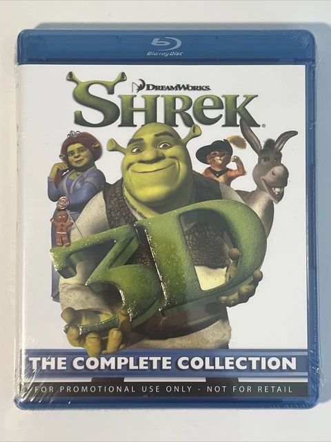 Shrek Library SHREK THE COMPLETE Collection 3D Blu-Ray Brand New Sealed Promotional ...