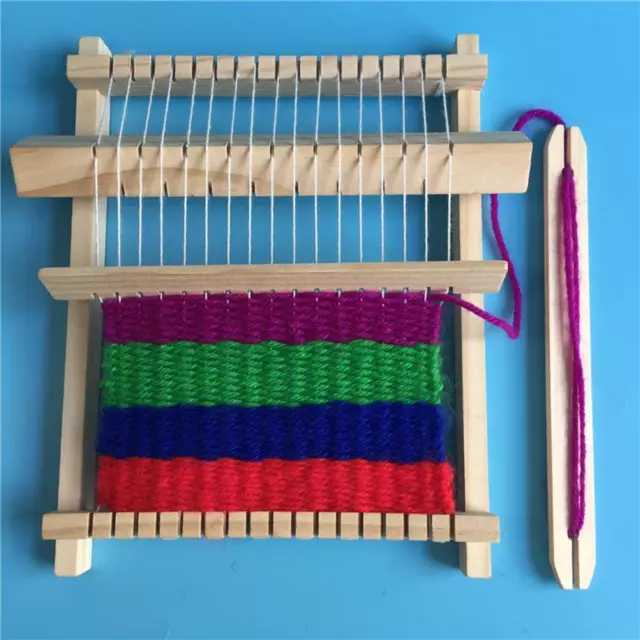 Wooden DIY Weaving Frame Multi-Craft Loom Adjustable Handmade for Beginners Kids