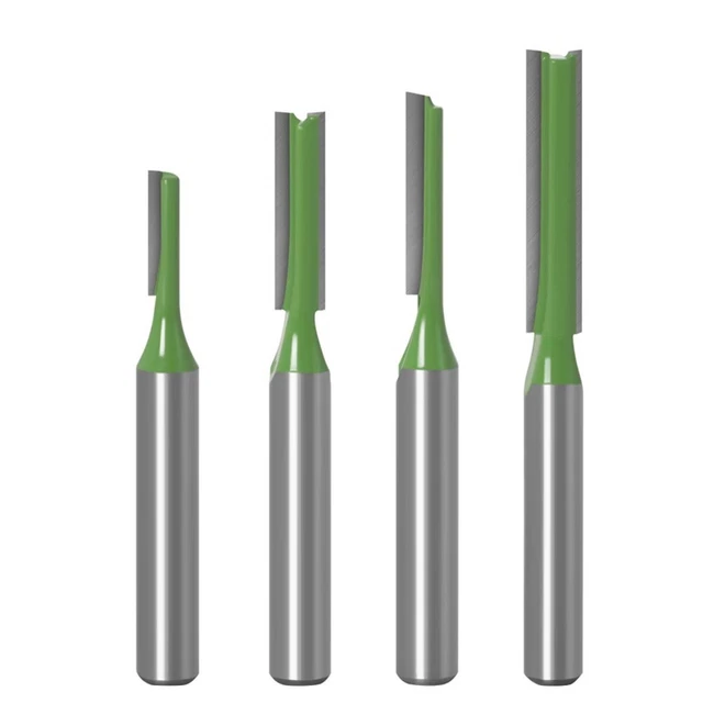 Taglierine per incisione affilate e durevoli 4 pz punta router flauto intaglio l
