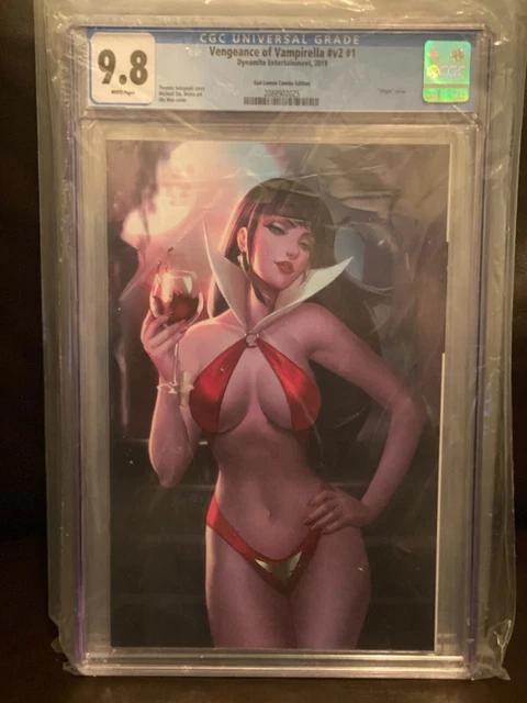 Vengeance of Vampirella #1 Sad Lemon Limited Virgin Variant by Ula Mos - CGC 9.8