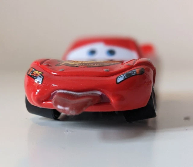 DISNEY PIXAR CARS Lightning McQueen Finish Line Tongue Out 1 :55 ...