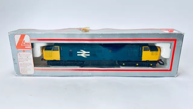 Lima 205299A3 OO Gauge Class 37 BR Blue With Yellow Ends Diesel Locomotive