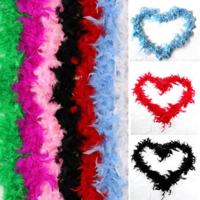2M Feather Boa Strip Fluffy Craft Costume Night Dressup Wedding Fancy Party