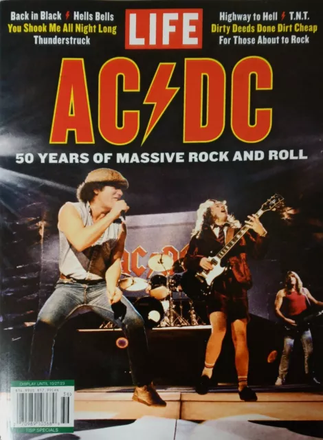 2023 AC/DC Special Edition LIFE MAGAZINE - 50 YEARS - Angus Young ACDC