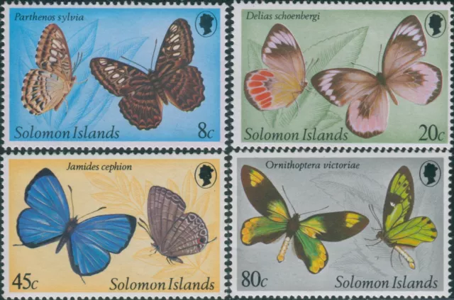 Solomon Islands 1980 SG426-429 Butterflies set MNH