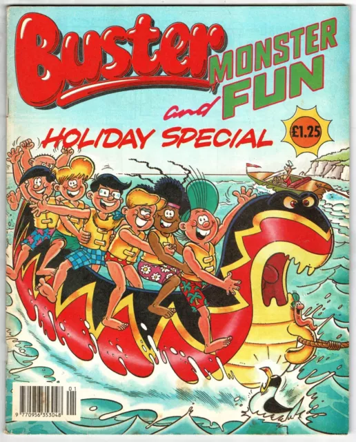 Buster & Monster Fun 1994 summer holiday special comic Faceache - combined P&P