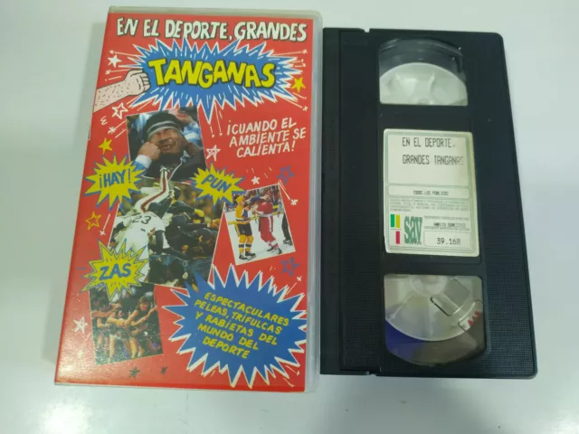 Grandes Tanganas En el Deporte - VHS Cinta Español