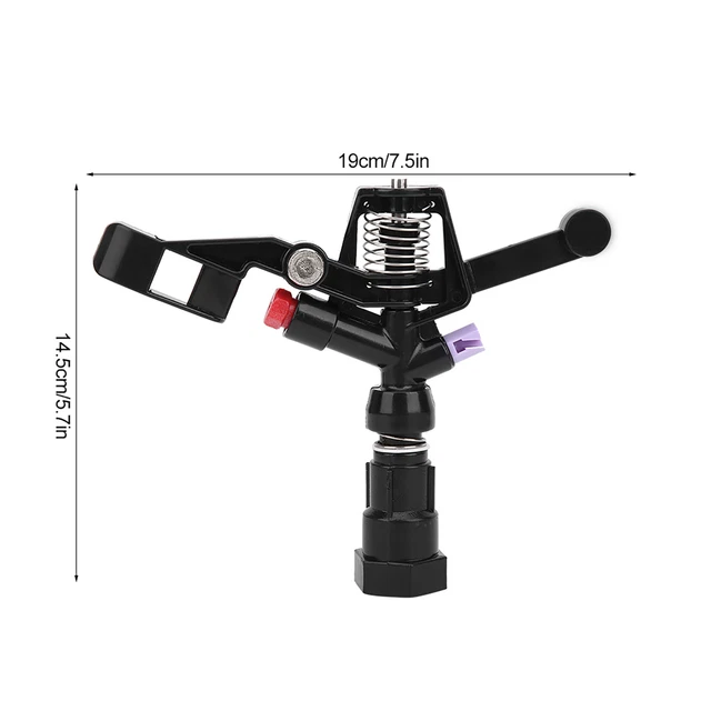 Plastic Material 5Pcs 3/4in DN20 Garden Sprinkler Rotating Sprinkler Nozzle
