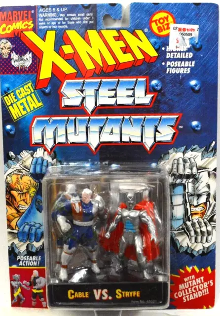 Marvel Comics X-Men Die Cast Steel Mutants Cable Vs. Stryfe NIB Mint