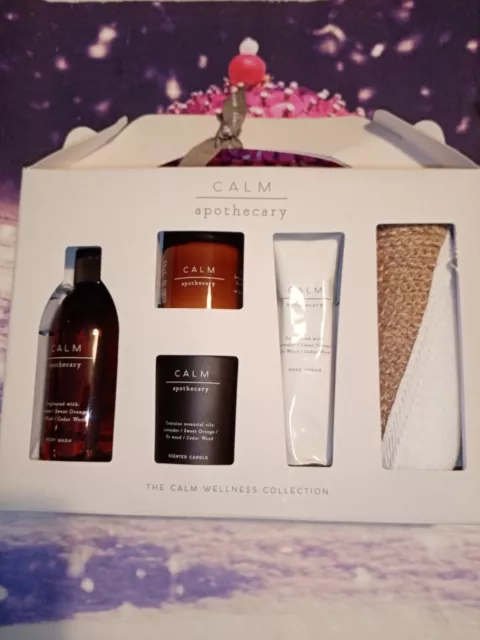 M&S Apothecary Calm 5 piece gift set, The Calm Wellness Collection BBE 6/26