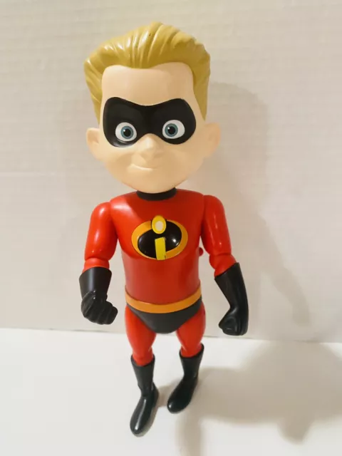 DISNEY PIXAR INCREDIBLES 2 DASH INTERACTIVE TALKING 8" ACTION FIGURE - Working