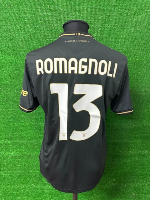 Maglia Lazio ROMAGNOLI Match Issued Worn Shirt Preparata Indossata Jersey Trikot