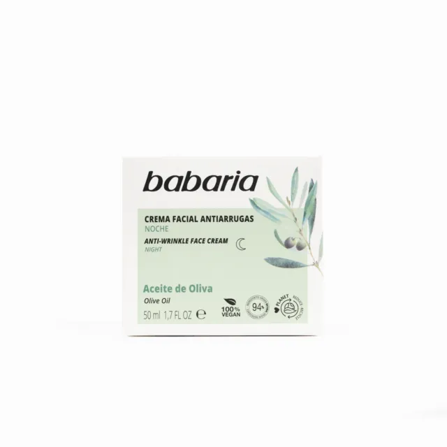 Babaria Aceite de Oliva Antiarrugas Crema de Noche 50ml