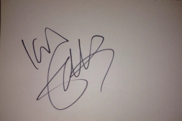 Edith Bowman Signed 6X4 White Card Tv Autograph Radio Dj Presenter 100% Genuine