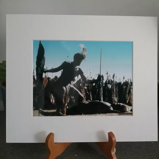 Framed 8 x 6 colour photo of a scene from the film Zulu Dawn (8)