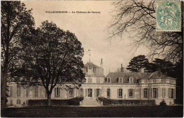 CPA AK Villecresnes Le Chateau de Cercay FRANCE (1283359)