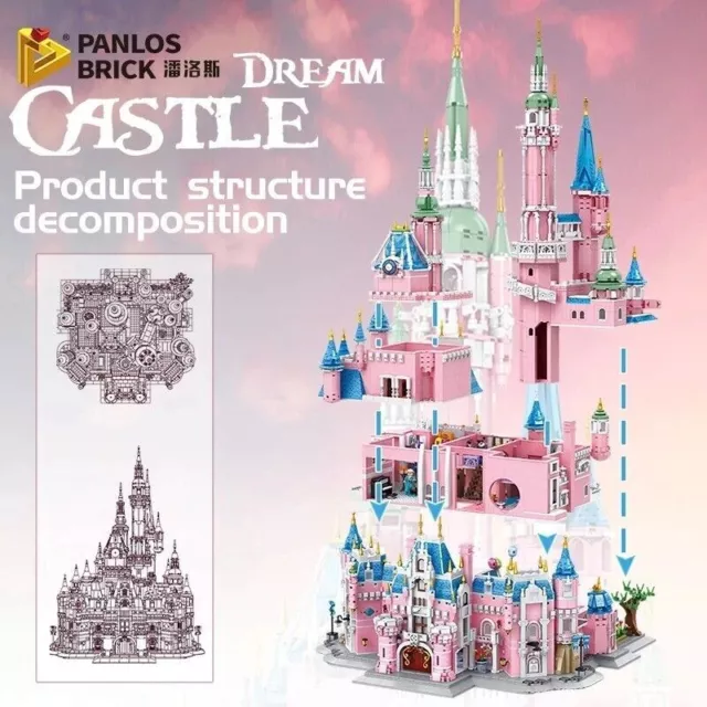 Building Blocks Panlos Princess Fairyland Dreamland Castle Brick BIG Model Toys 2