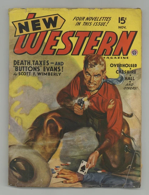 New Western Magazine Pulp 2nd Series Nov 1945 Vol. 10 #1 GD/VG 3.0