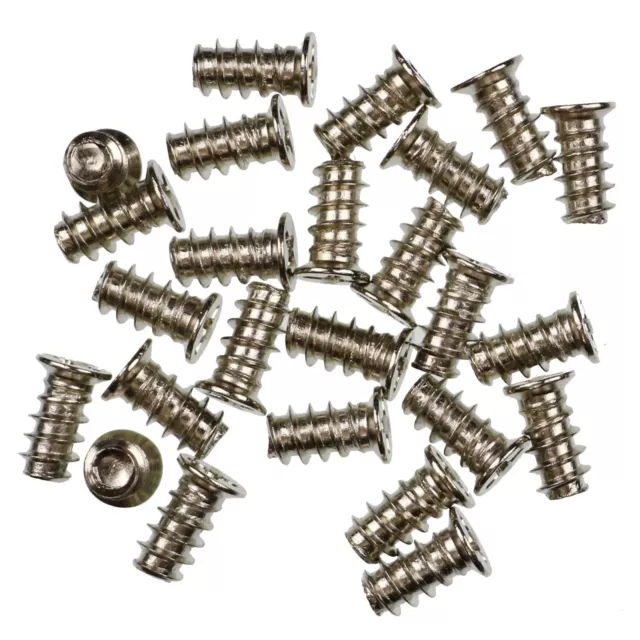 Pack of 25 5x10mm Silver PC Fan Screws - Computer Case Chassis 80mm/120mm