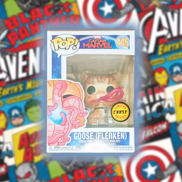 La Figure de la POP Marvel Captain Marvel Goose le Chat