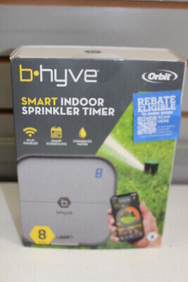 New Orbit b Hyve 8 Station Smart Wi-Fi Indoor Smart Sprinkler Timer 57925-21rA