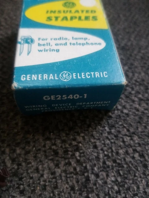 Vintage GE General Electric GE2540-01 Insulated Staples Brown 1/1 on ebay 4