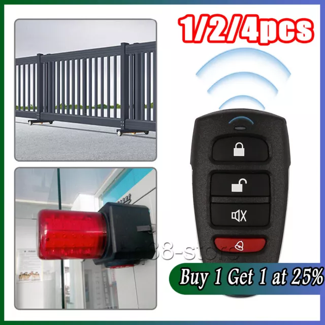 4X Electric Cloning Universal Gate Garage Door Remote Control Fob 433mhz Key Fob