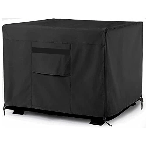 Gillevecara Fire Pit Cover Square 32 inch - Waterproof 600D Heavy Duty Square