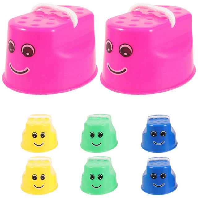 24 Pcs Abs Children's Stilts Toddler Outdoor Games Trainers Toys Kids Stepper