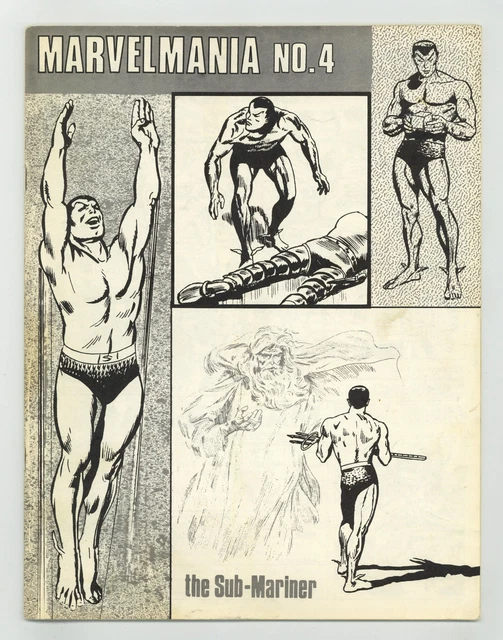 Marvelmania Magazine #4 VG+ 4.5 1971