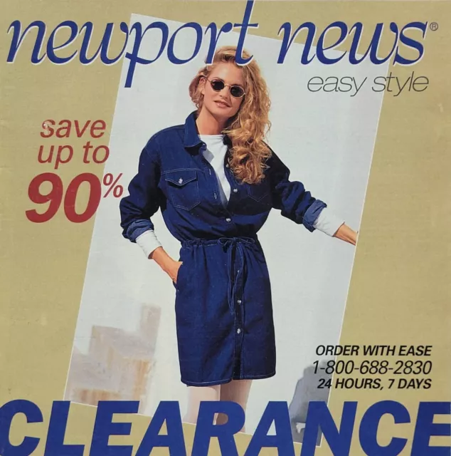 CLEARANCE 1998 NEWPORT NEWS Catalog SUPERMODELS & WOMEN'S FASHIONS 20.