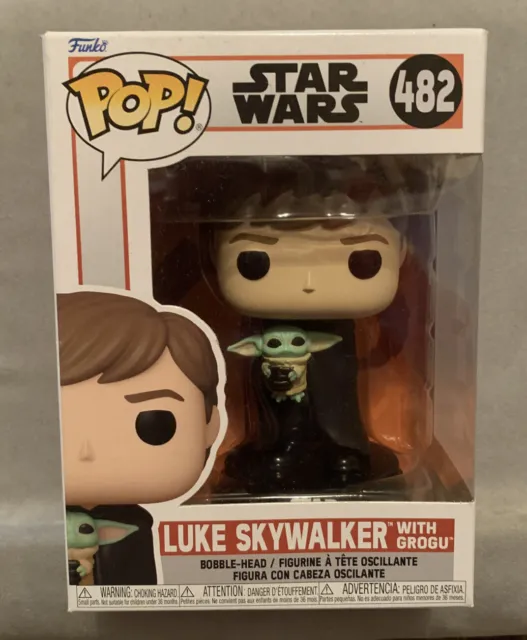 #482 Luke Skywalker (with Grogu) Star Wars Funko POP