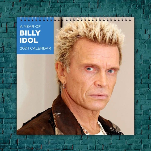 BILLY IDOL CALENDAR 2024 Celebrity Calendar Billy Idol 2024 Wall