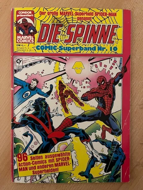 Die Spinne Comic Superband Nr. 10 von 29  -  Condor-Verlag  1980-96 ( Z 2-3 )