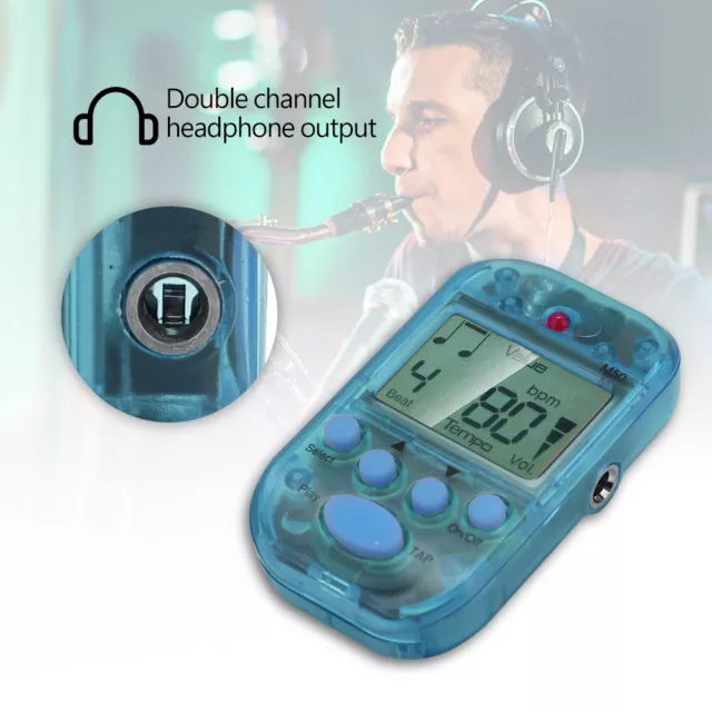 Meideal Mini LCD Digital M50 Metronome Beat Tempo Accessoire De Musique Pour Gui